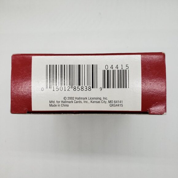 2002 Hallmark Keepsake Our First Christmas Metal Heart Ornament - Picture 5 of 9